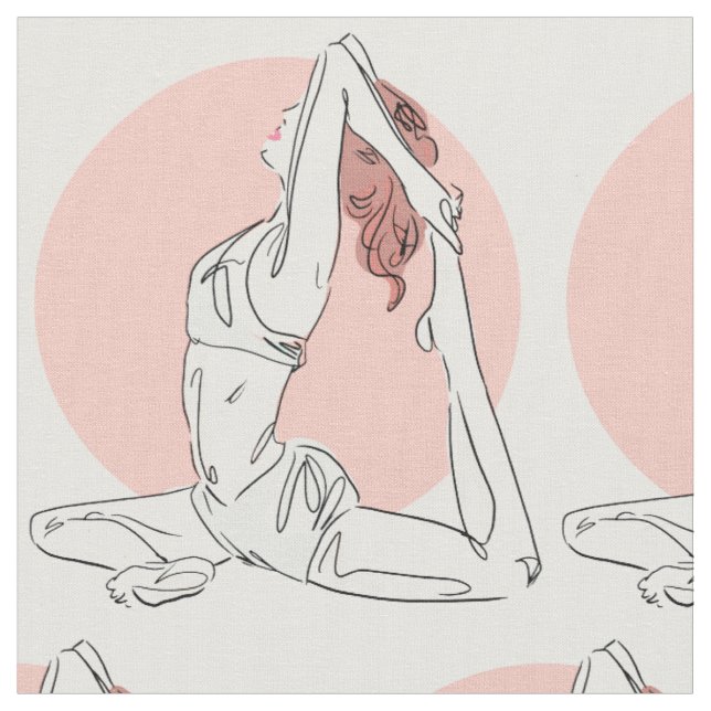 Yoga Woman tecido 1 (Detalhe)