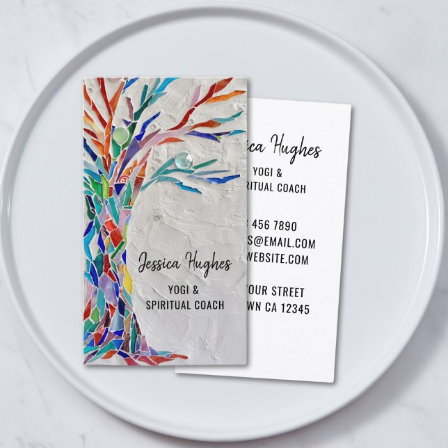 Yogi Spiritual Coach Cartão de visita (Criador carregado)