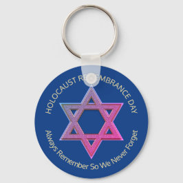 YOM HASHOAH Holocausto Lembrança Chaveiro