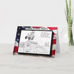 Yooper Extreme Sports! Cartão de Saudação de Salto