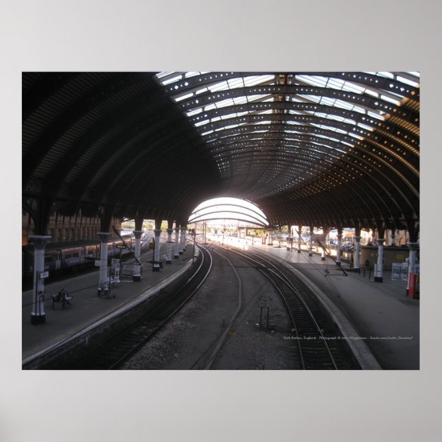 York Train Station, Inglaterra - Poster (Frente)