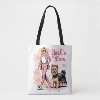 Yorkie Mom Tote Bag