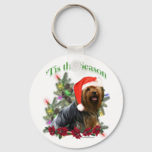 Yorkie 'Tis the Season Chaveiro