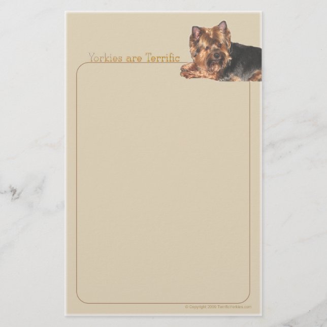 Yorkies é artigos de papelaria óptimos (Frente)