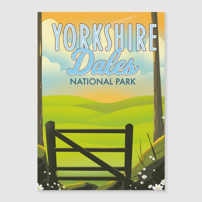 Yorkshire dales viagens vintage (Frente)