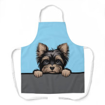 Yorkshire Terrier Fofo Espiando Amante de Cachorro