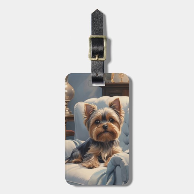 Yorkshire Terrier Luggage Tags (Frente Vertical)