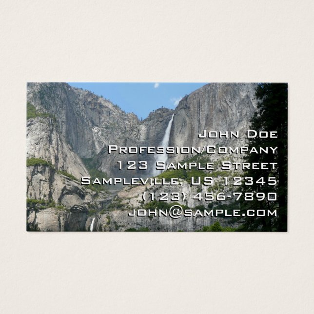 Yosemite Falls III do Parque Nacional Yosemite (Frente)