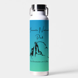 Yosemite National Park Blue Green Water Bottle