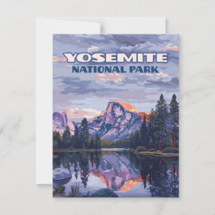 Yosemite National Park Half Dome California Card