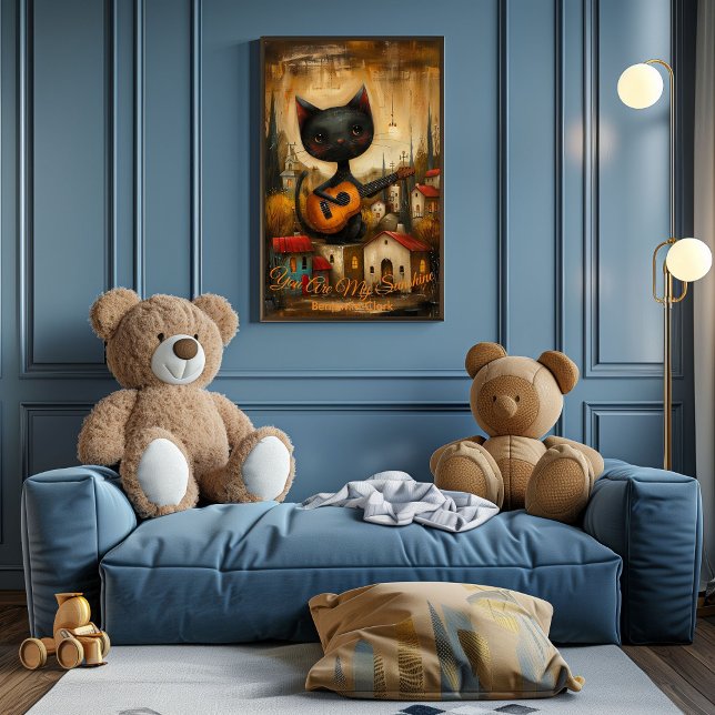 You Are My Sunshine - Póster Inspirador para Niños (Criador carregado)