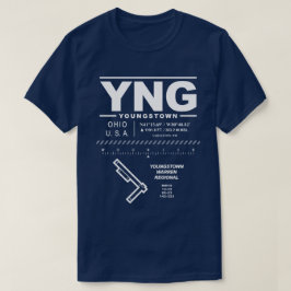 Youngstown Warren Aeroporto Regional YNG T-Shirt