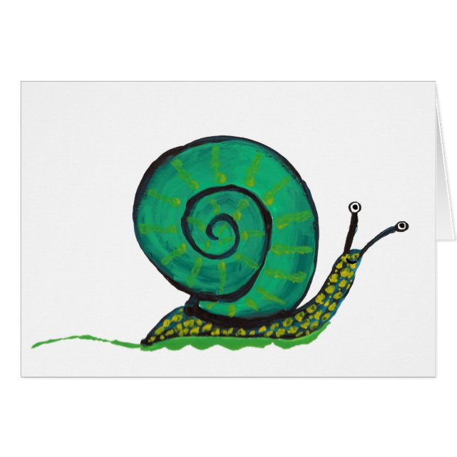 You've obteve o cartão #3 do snail mail (Frente Horizontal)