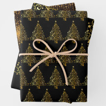 Yule Natal escuro Solstício Dourado e Preto 3