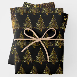 Yule Natal escuro Solstício Dourado e Preto 3