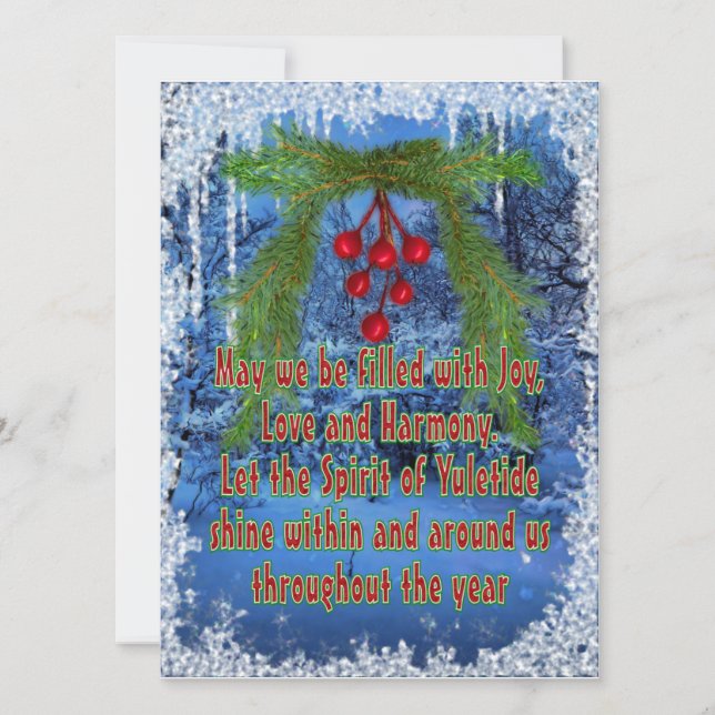 YULETIDE BLESSING (Frente)