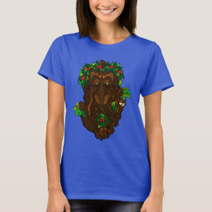 Yuletide Pagan Wicca Greenman T-Shirt