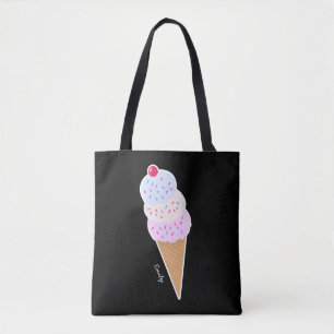 Yummy Icecream Cone Personalizado Tote Bag