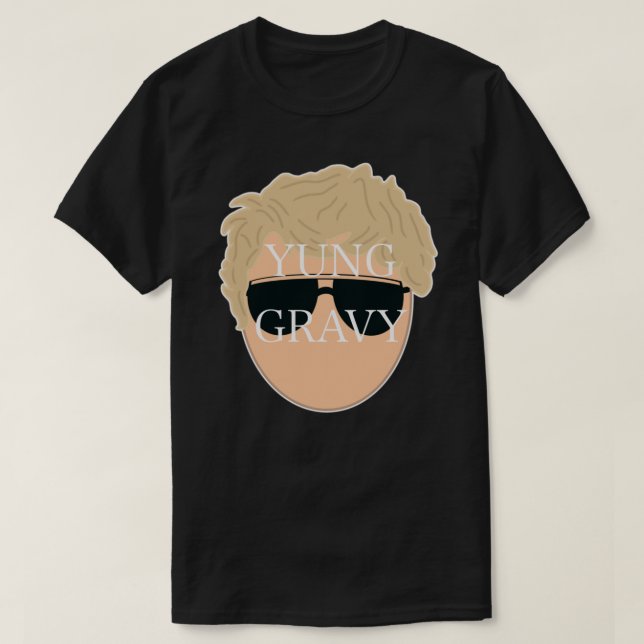 Yung Gravy Outline Classic T-Shirt (Frente do Design)