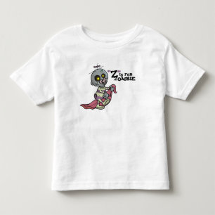 "Z" é para Zombie com camiseta em branco