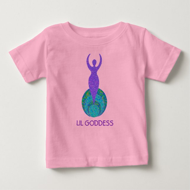 Z Lil Deusa Criança Toddler Camiseta Bebê (Frente)