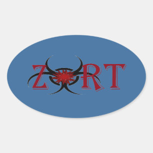 Z.O.R.T. Etiqueta oval