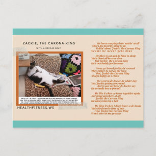 Zackie O Rei Corona - Cartões Divertidos "Mantenh
