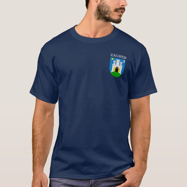 Zagreb Casaco de Camiseta de Armas (Frente)