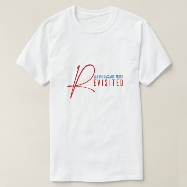 Zak Williams & 1/Akord T-shirt revisitada (Frente do Design)