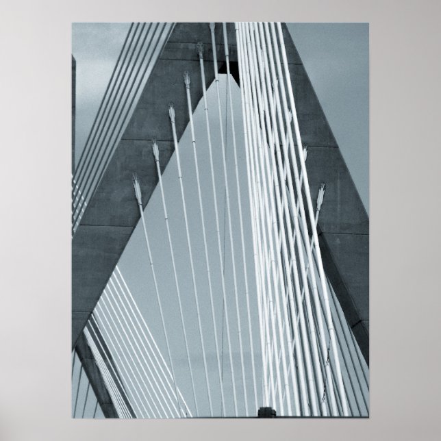 Zakim Bridge Poster de Boston (Frente)