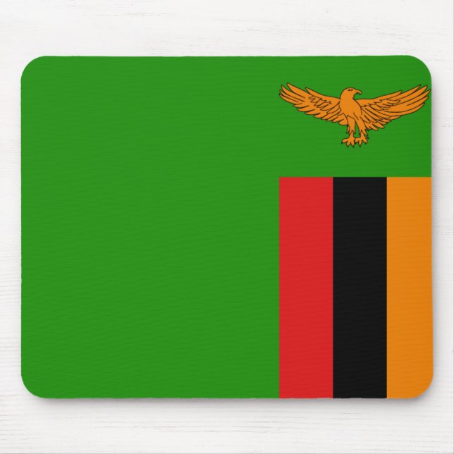 Zâmbia Flag Mousepad (Frente)