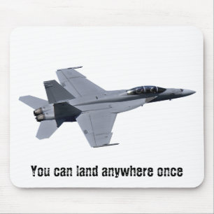 Zangão super Mousepad do marinho F-18 dos E.U.