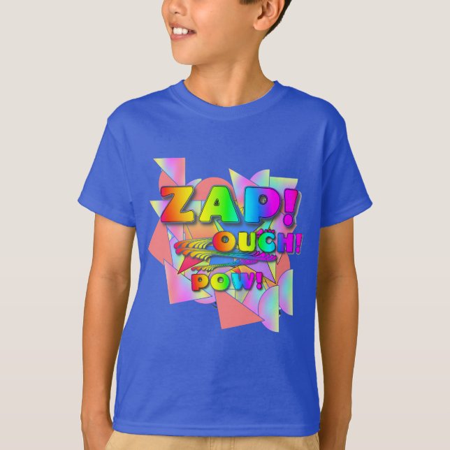 Zap Ouch Boys T-Shirt (Frente)