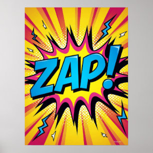 ZAP! Pop elétrica - Poster de explosão de cominhos