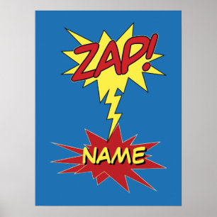 ZAP! poster feito sob encomenda