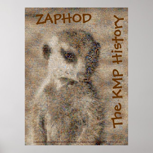 Zaphod - O Poster de Histórico do KMP (Frente)