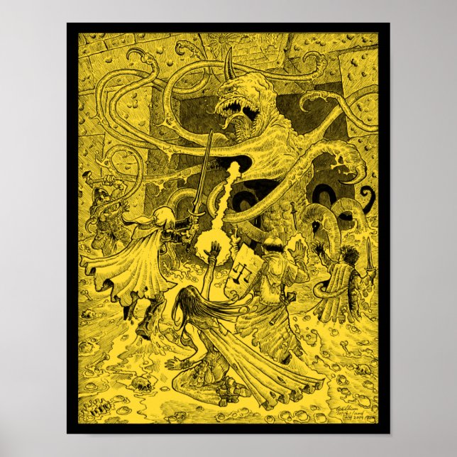 Zargon 11x14 sepia poster (Frente)