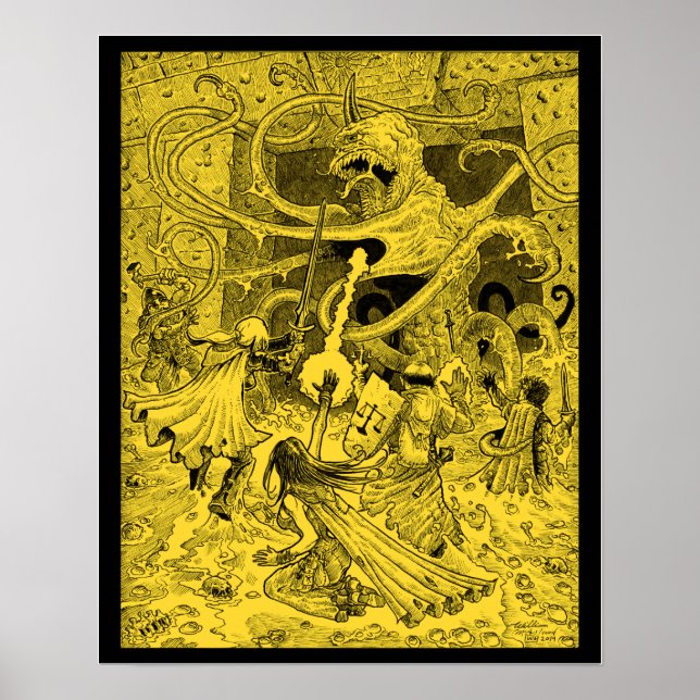 Zargon 16 x poster de sépia de 20" (Frente)