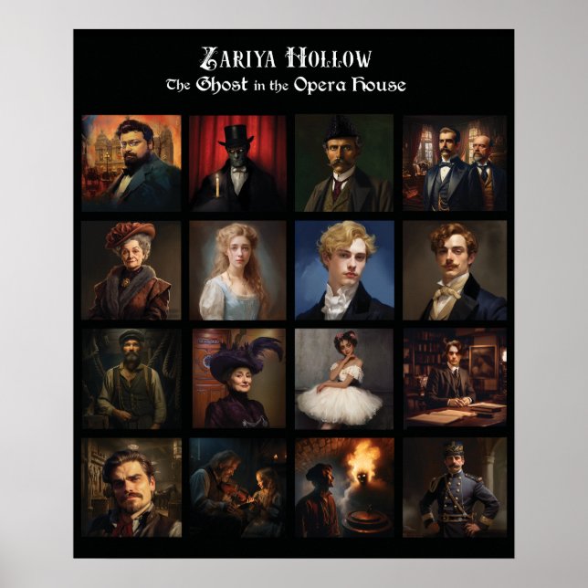 Zariya Hollow: Fantasma na Ópera House, Poster (Frente)