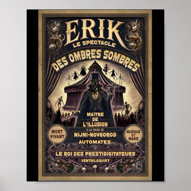 Zariya Hollow Ghost na Poster da Ópera (Frente)