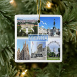 zAT005 VIENNA, Áustria, Europa, ornamento cerâmico<br><div class="desc">Aqui você encontrará o souvenir das suas férias. Esta categoria inclui o ornamento cerâmico de muitas localizações na Áustria. (zAT005 VIENNA, Áustria, Europa, ornamento cerâmico). Amplie amigos e parentes com as lembranças únicas de sua viagem de excelente. Tente-nos. #LeoPepeDesign - parlamento austríaco, palácio de hofburg, prater furfair, palácio de schönbrun,...</div>