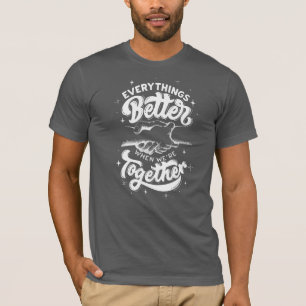 Zazzle, melhor e juntos, T-Shirt