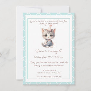 Zazzle meow-nificente Convite de aniversário