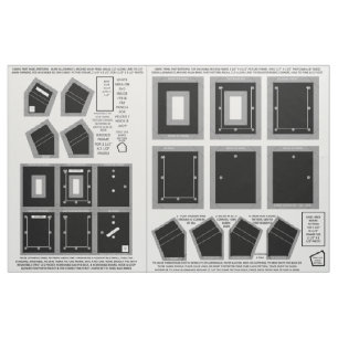 Zazzle Tecido 2 lavável sem costura fotoquadros pr