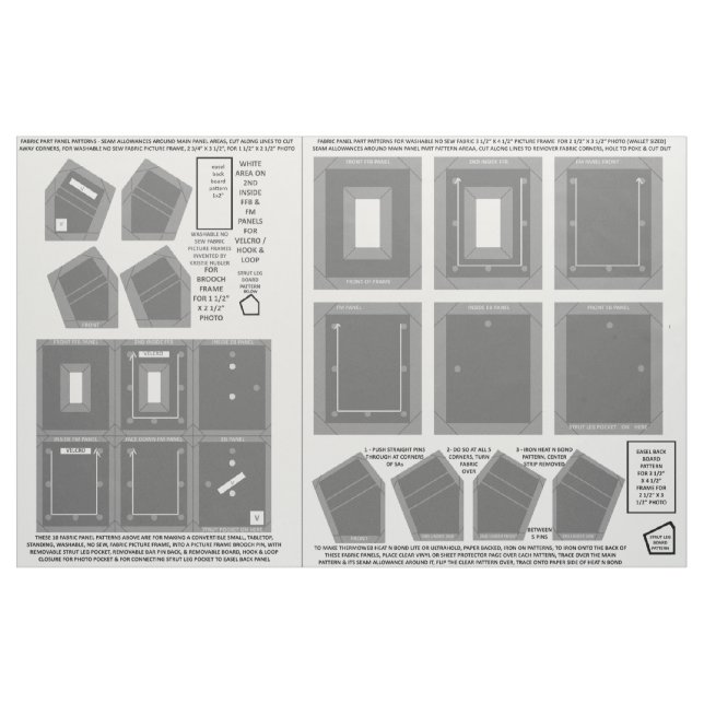 Zazzle Tecido 2 lavável sem molduras de cinza de c (Fat Quarter)
