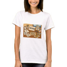 Zazzlooza T-Shirt para Mulheres