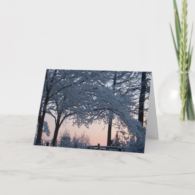 ZB- cartões de Natal inspirados da natureza (Frente)