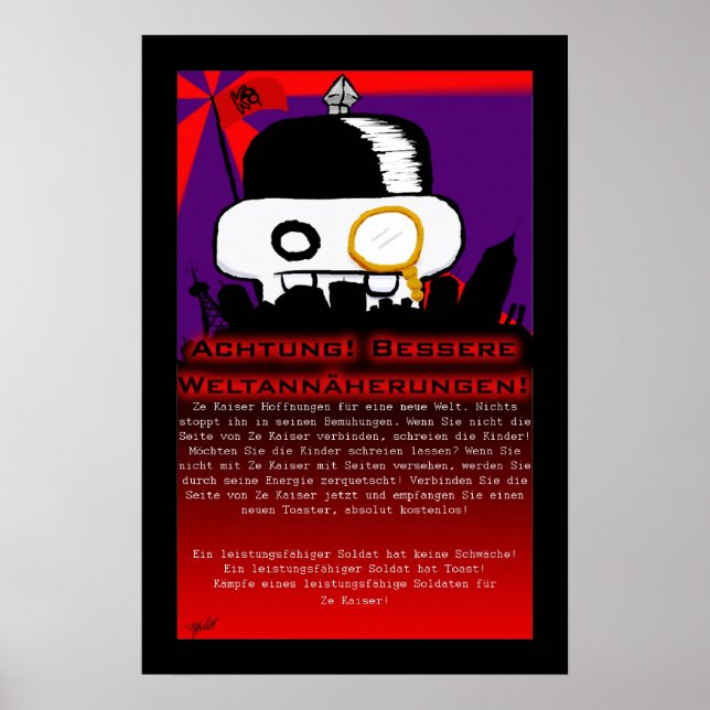 Ze Kaiser Poster (Frente)