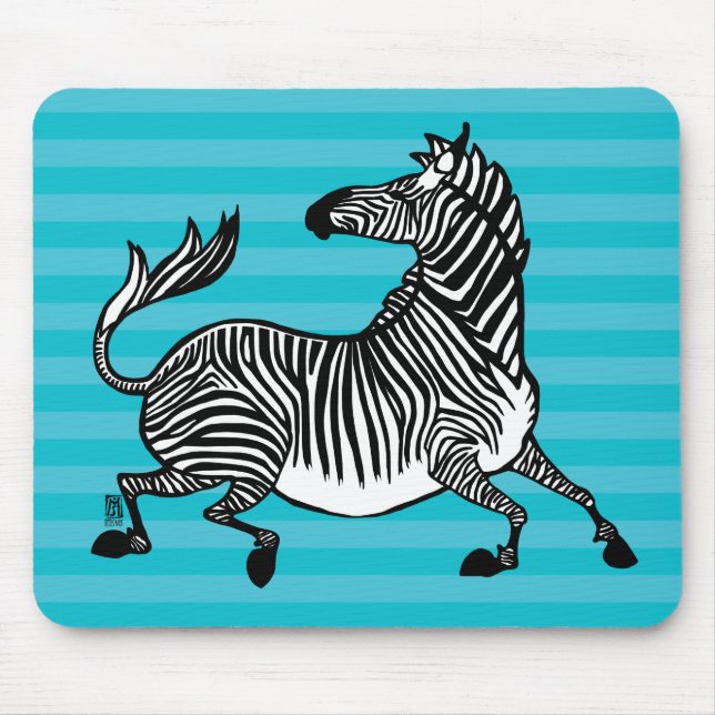 Zebra 4 Mousepad (Frente)