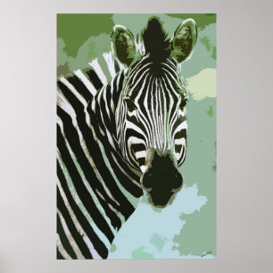 Zebra African Willife Poster